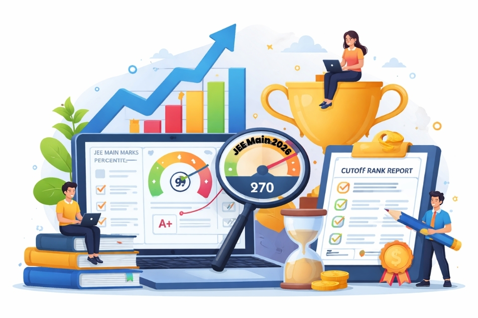 JEE Main Marks vs Percentile, Cutoff & Rank Analysis (2026)